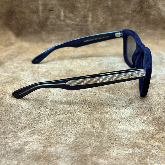 Italia Independent Black Velvet Trimmed Sunglasses - Picture 7 of 10